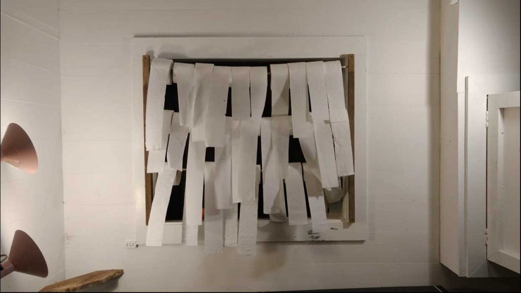 Curtain, Siebren Versteeg’s In%20Memory exhibition, bitforms gallery (2020)