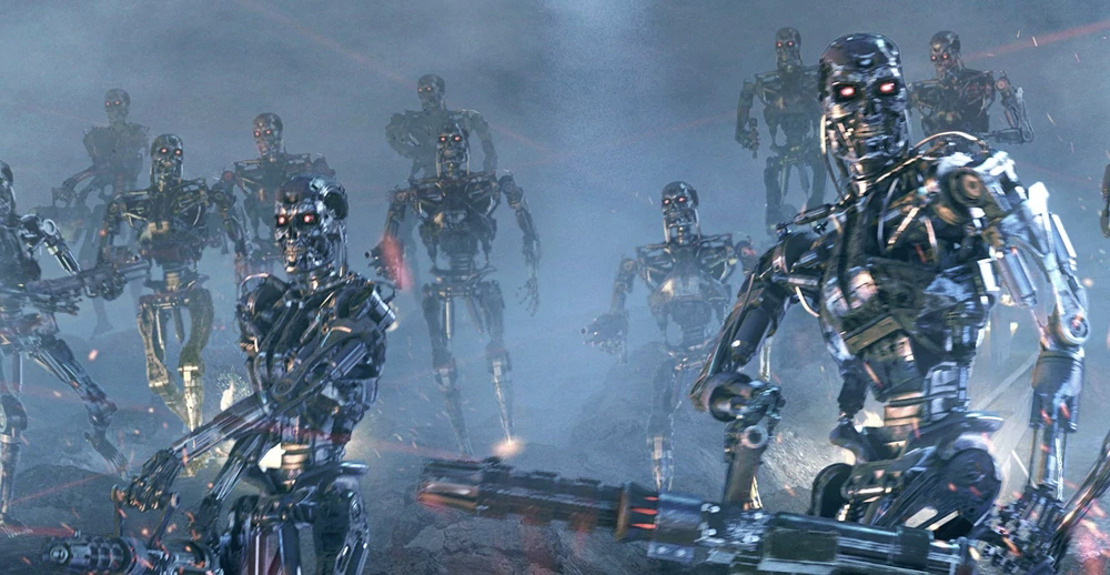 The Machines are the robotic armies of the rogue artificial intelligence Skynet_The Terminator franchise